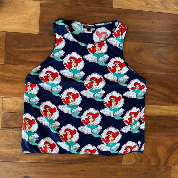 Topshop Disney Little Mermaid Sleep Tank size 8 - Picture 1 of 2